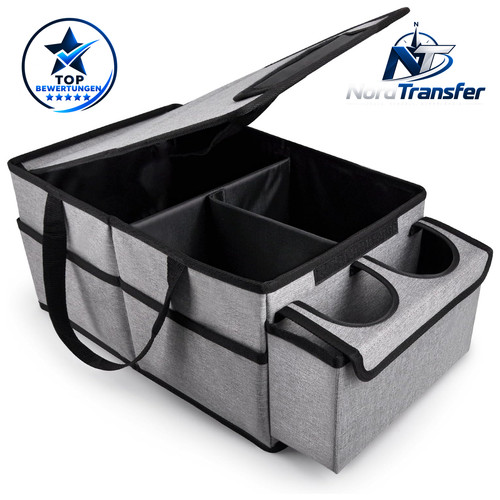 Auto organizer faltbar - faltbar, grau